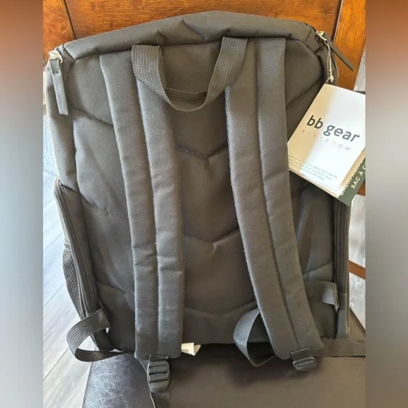 Grey diaper backpack - Picture 2 of 2